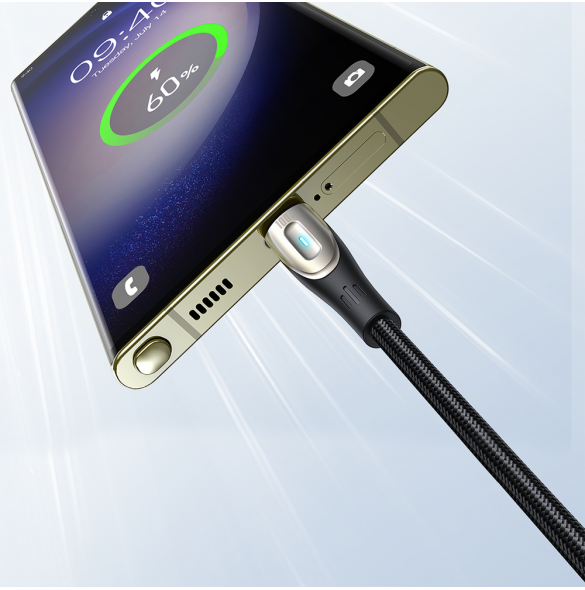 Joyroom Star-Light Series SA27-CC5 USB-C / USB-C-kabel 100W 2m - svart