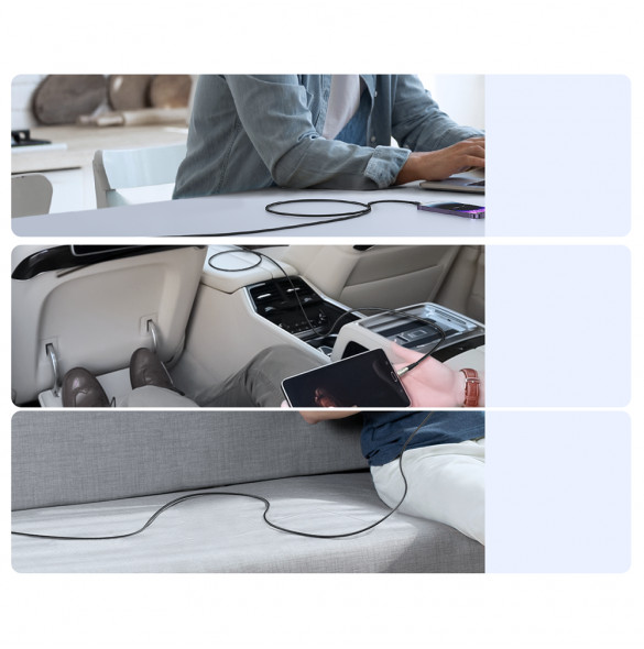 Joyroom Star-Light Series SA27-CL3 USB-C / Lightning 30W kabel 3m - svart