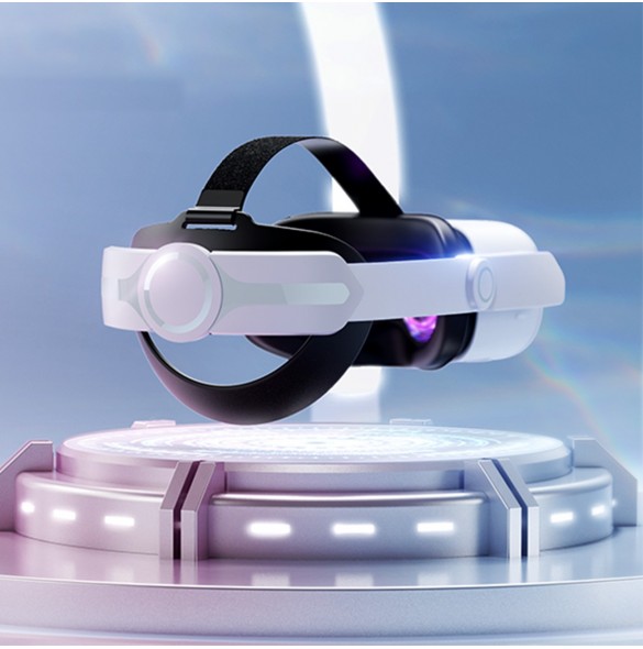 Joyroom-rem Oculus Quest 2 justerbart elastiskt band vit (JR-QS1)