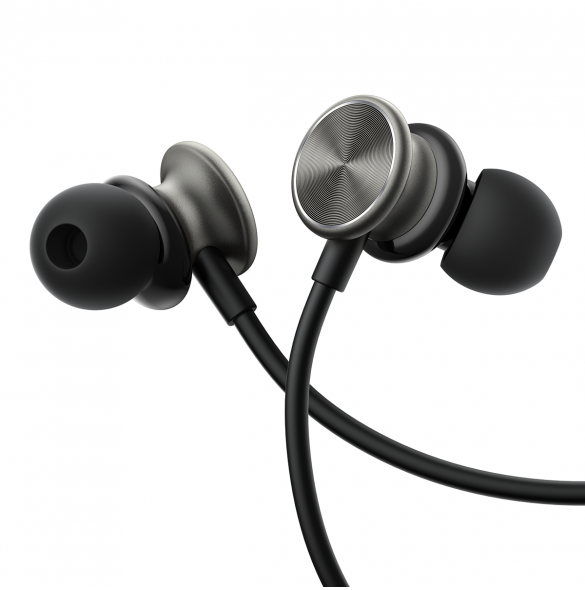 Joyroom Wired Series JR-EW03 trådbundna in-ear-hörlurar - mörkgrå