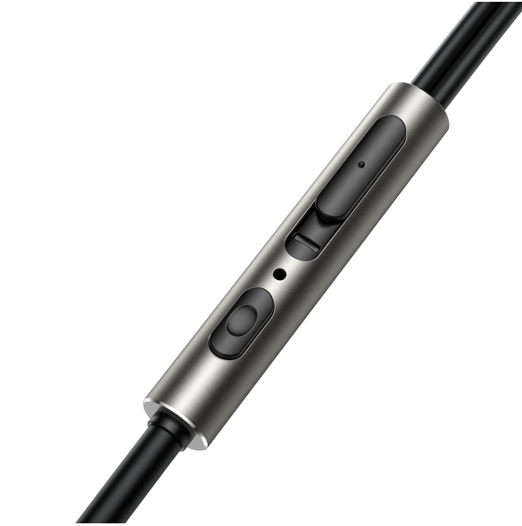 Joyroom Wired Series JR-EW03 trådbundna in-ear-hörlurar - mörkgrå