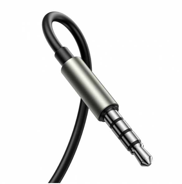 Joyroom Wired Series JR-EW03 trådbundna in-ear-hörlurar - mörkgrå