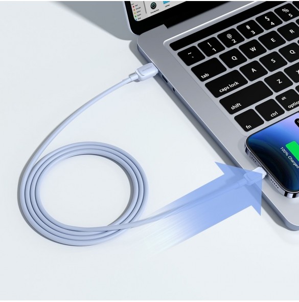Lightning - USB 2,4A-kabel 1,2m Joyroom S-AL012A14 - blå