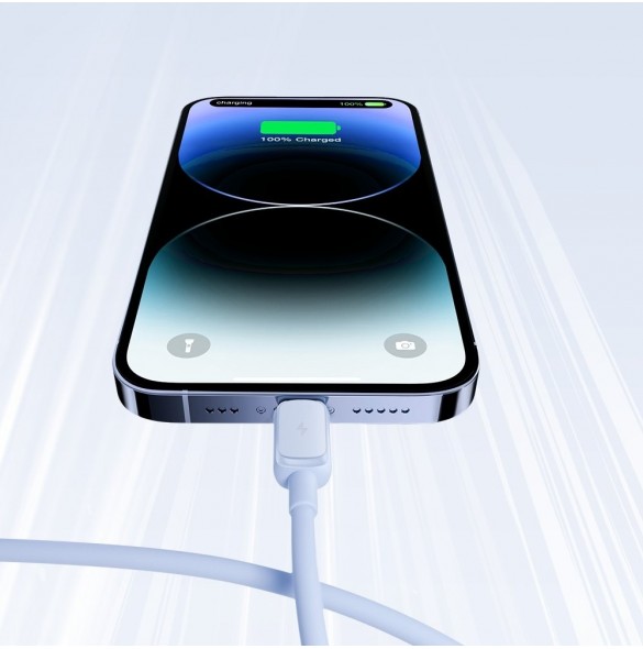 Lightning - USB 2,4A-kabel 1,2m Joyroom S-AL012A14 - blå
