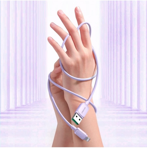 Lightning - USB 2.4A-kabel 1.2m Joyroom S-AL012A14 - lila