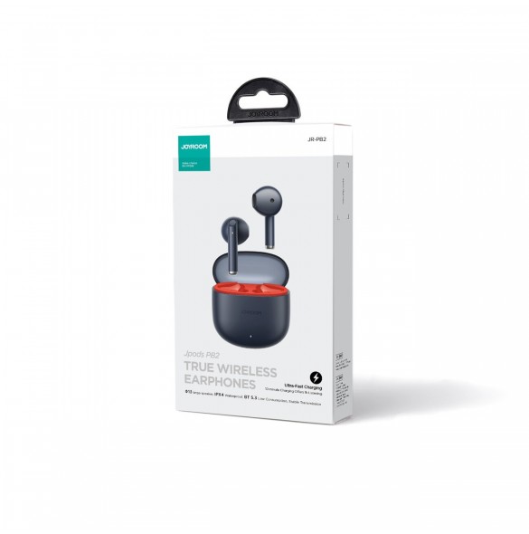 TWS Joyroom Jpods Series JR-PB2 IPX4 trådlösa hörlurar - Svart