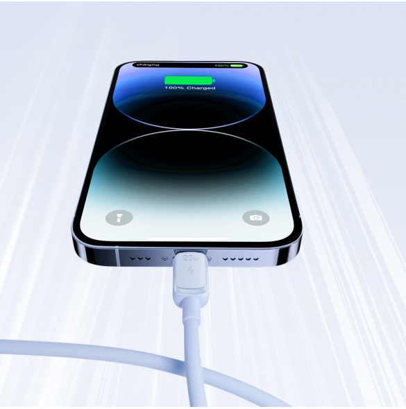USB C - Lightning-kabel 20W 1,2m Joyroom S-CL020A14 - Blå