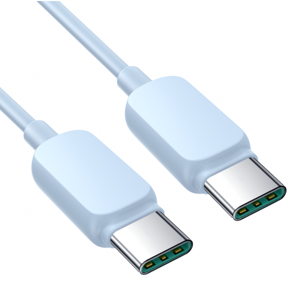 USB C - USB C-kabel 100W 1,2 m Joyroom S-CC100A14 - Blå