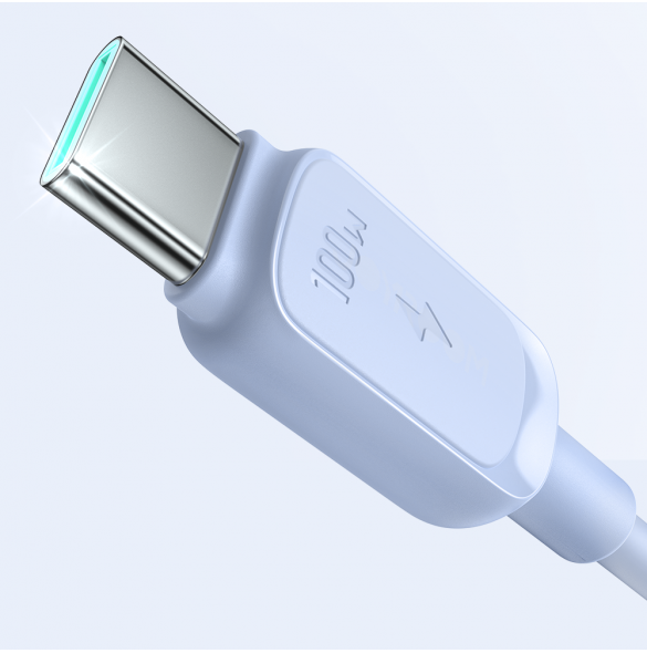 USB C - USB C-kabel 100W 1,2 m Joyroom S-CC100A14 - Blå