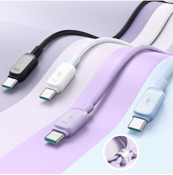 USB C - USB C-kabel 100W 1,2 m Joyroom S-CC100A14 - Blå
