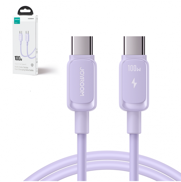 USB C - USB C-kabel 100W 1,2m Joyroom S-CC100A14 - Lila