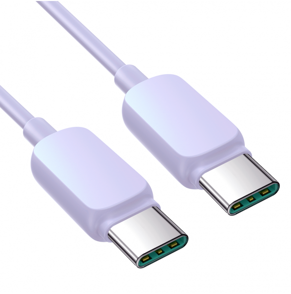 USB C - USB C-kabel 100W 1,2m Joyroom S-CC100A14 - Lila