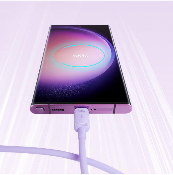 USB C - USB C-kabel 100W 1,2m Joyroom S-CC100A14 - Lila