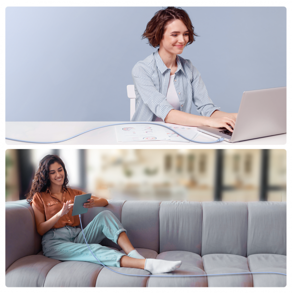 USB-kabel - USB C 3A 1,2m Joyroom S-AC027A14 - blå