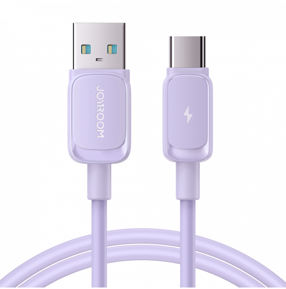 USB-kabel - USB C 3A 1,2 m Joyroom S-AC027A14 - lila