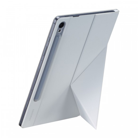 Flip-fodral med ställ för Samsung Galaxy Tab S9 Smart Book Cover - vit