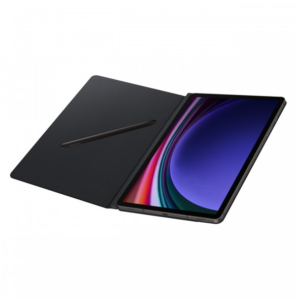 Flip-fodral med ställ för Samsung Galaxy Tab S9 Smart Book Cover - vit