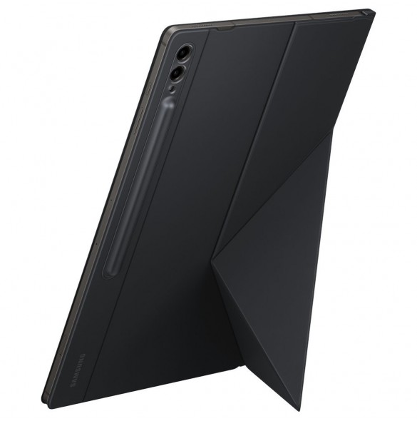 Flip-fodral med ställ för Samsung Galaxy Tab S9+ Smart Book Cover - svart BX810PBE