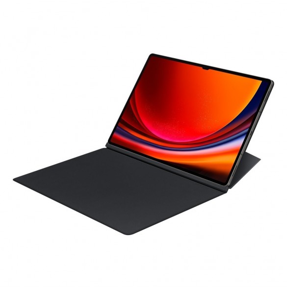 Flip-fodral med ställ för Samsung Galaxy Tab S9+ Smart Book Cover - svart BX810PBE