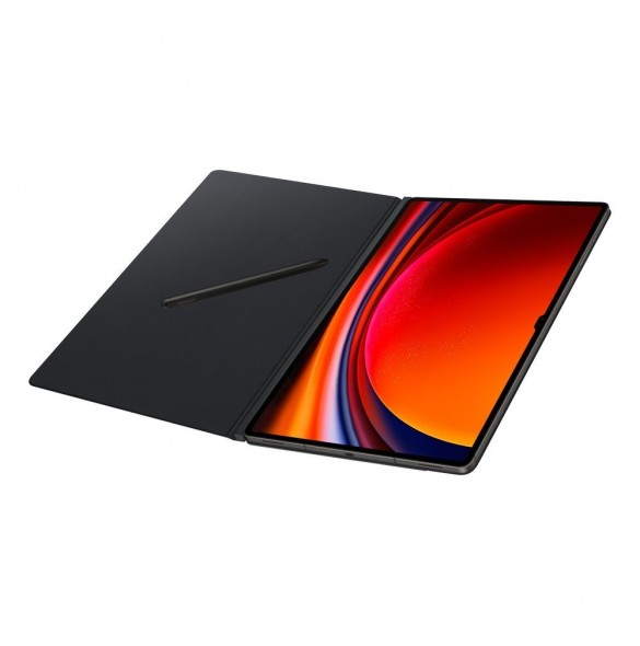 Flip-fodral med ställ för Samsung Galaxy Tab S9+ Smart Book Cover - svart BX810PBE