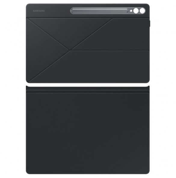 Flip-fodral med ställ för Samsung Galaxy Tab S9+ Smart Book Cover - svart BX810PBE