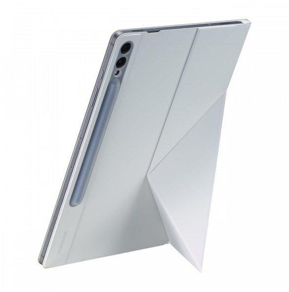 Flip-fodral med ställ för Samsung Galaxy Tab S9+ Smart Book Cover - vit
