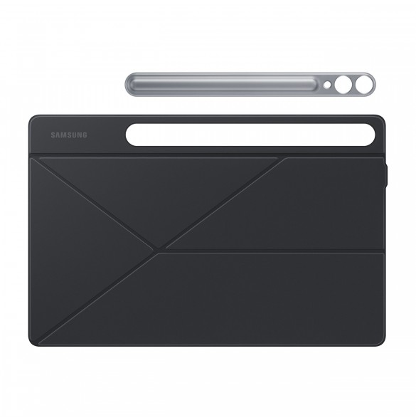 Flip-fodral med ställ för Samsung Galaxy Tab S9+ Smart Book Cover - vit