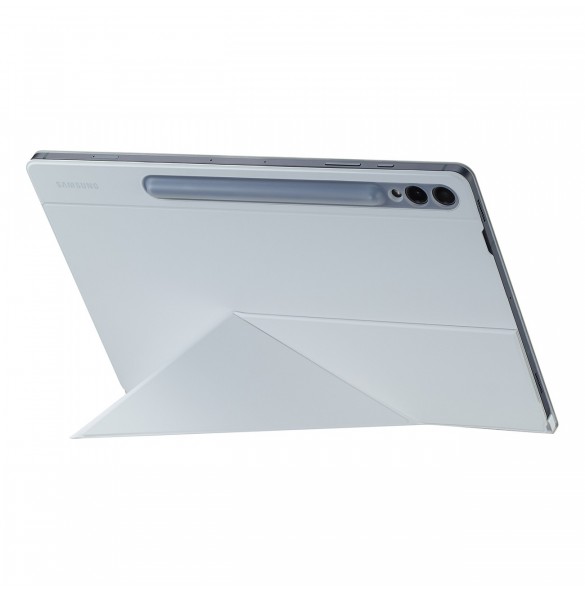 Flip-fodral med ställ för Samsung Galaxy Tab S9+ Smart Book Cover - vit