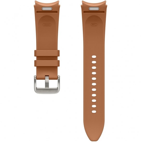 PU-läderrem till Samsung Galaxy Watch 6 / Samsung Galaxy Watch 6 Classic - brun
