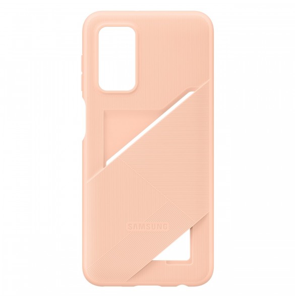 Samsung Card Slot Cover Fodral För Samsung Galaxy A23 5G Silikon Cover Card Plånbok Peach (EF-OA235TPEGWW)