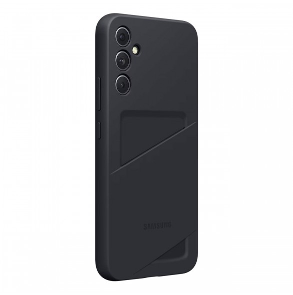 Samsung Card Slot Cover Fodral för Samsung Galaxy A34 5G kort plånboksfodral svart (EF-OA346TBEGWW)