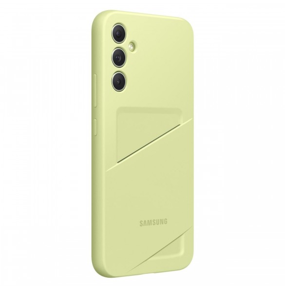 Samsung Card Slot Cover Case för Samsung Galaxy A34 5G Card Wallet Lime (EF-OA346TGEGWW)