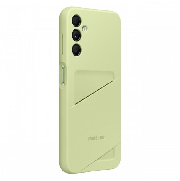 Samsung Card Slot Cover för Samsung Galaxy A14 kortplånboksfodral limegrön (EF-OA146TGEGWW)