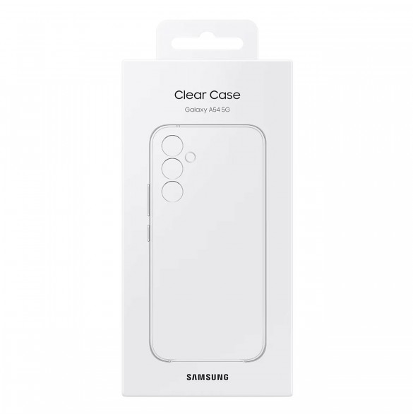 Samsung Clear Cover Case för Samsung Galaxy A54 5G Gel Cover Transparent (EF-QA546CTEGWW)