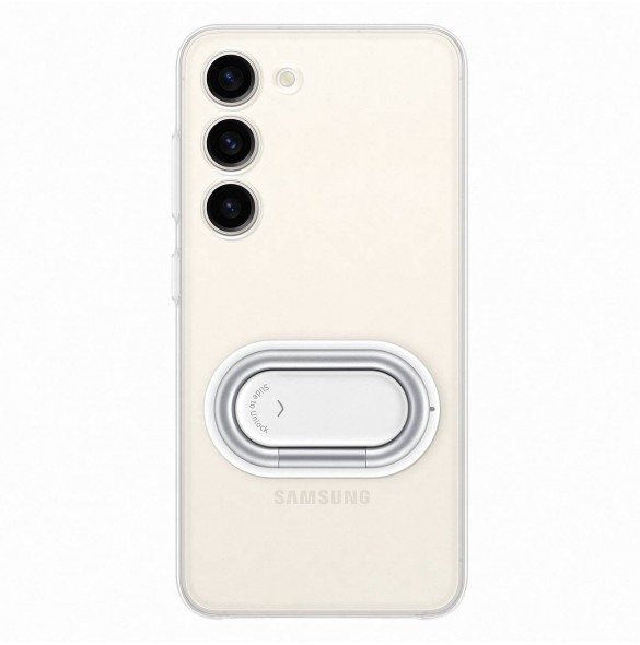 Samsung S23 Clear Gadget Case-fodral dela täckring hållare, transparent (EF-XS911CTEGWW)