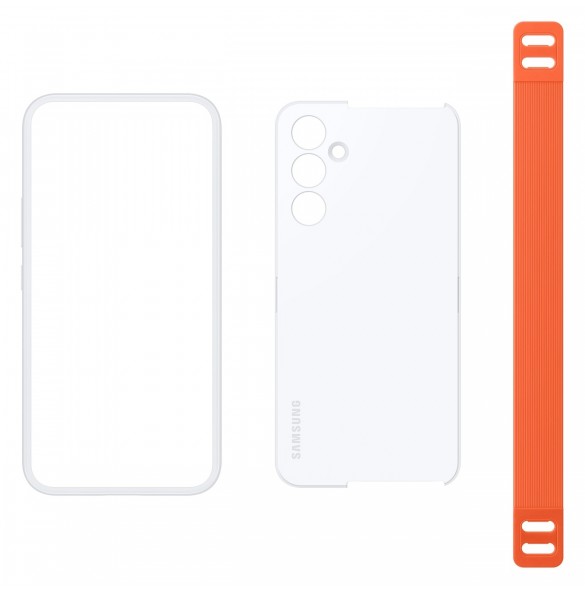 Samsung Haze Grip Fodral för Samsung Galaxy A54 5G skal vit (EF-XA546CWEGWW)