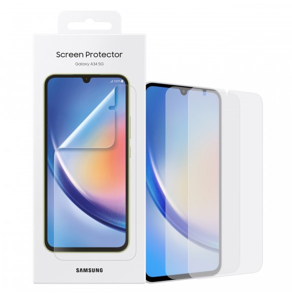 Samsung skärmskydd 2x skärmskydd för Samsung Galaxy A34 5G (EF-UA346CTEGWW)