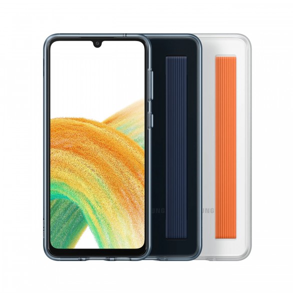 Samsung Slim Strap Cover Fodral för Samsung Galaxy A33 transparent (EF-XA336CTEGWW)