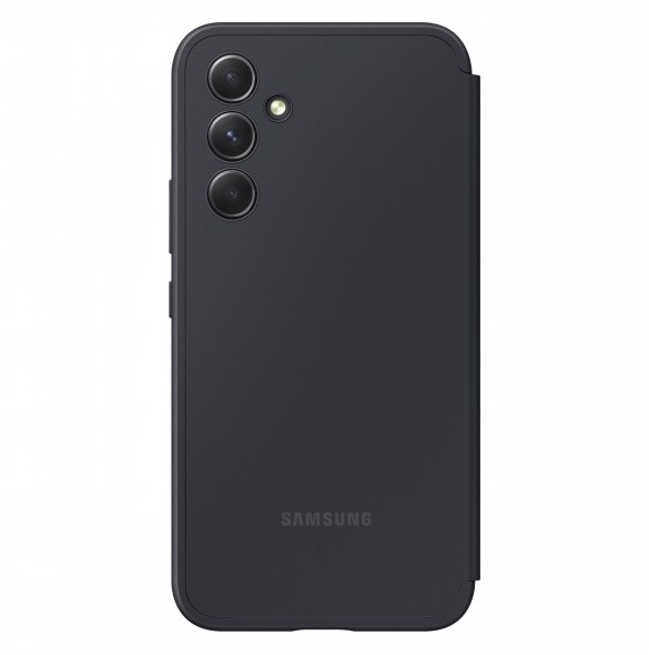 Samsung Smart View Wallet Case för Samsung Galaxy A54 5G skal med Smart Flip Window Card Wallet Black (EF-ZA546CBEGWW)