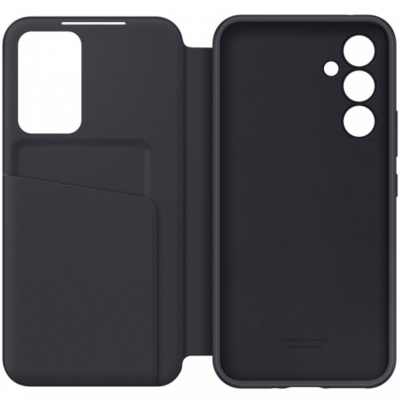 Samsung Smart View Wallet Case för Samsung Galaxy A54 5G skal med Smart Flip Window Card Wallet Black (EF-ZA546CBEGWW)