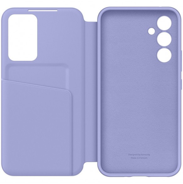 Samsung Smart View Wallet Case för Samsung Galaxy A54 5G skal med smart flip fönsterkort plånbok blå (EF-ZA546CVEGWW)