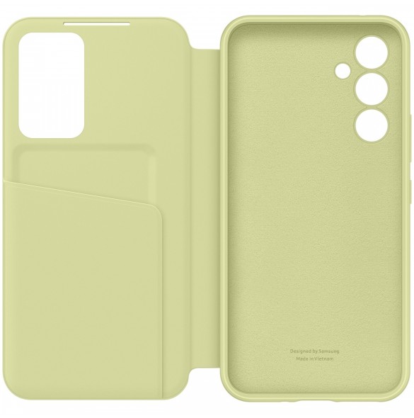 Samsung Smart View Wallet Case för Samsung Galaxy A54 5G skal med Smart Flip Window Card Wallet Lime (EF-ZA546CGEGWW)