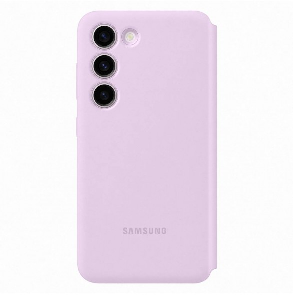 Samsung Smart View Wallet Case för Samsung Galaxy S23 Cover med Smart Flip Window Card Wallet Lilac (EF-ZS911CVEGWW)