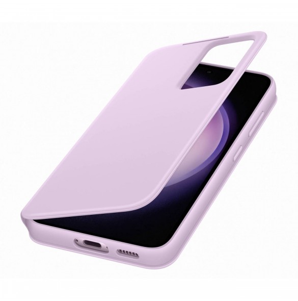 Samsung Smart View Wallet Case för Samsung Galaxy S23 Cover med Smart Flip Window Card Wallet Lilac (EF-ZS911CVEGWW)