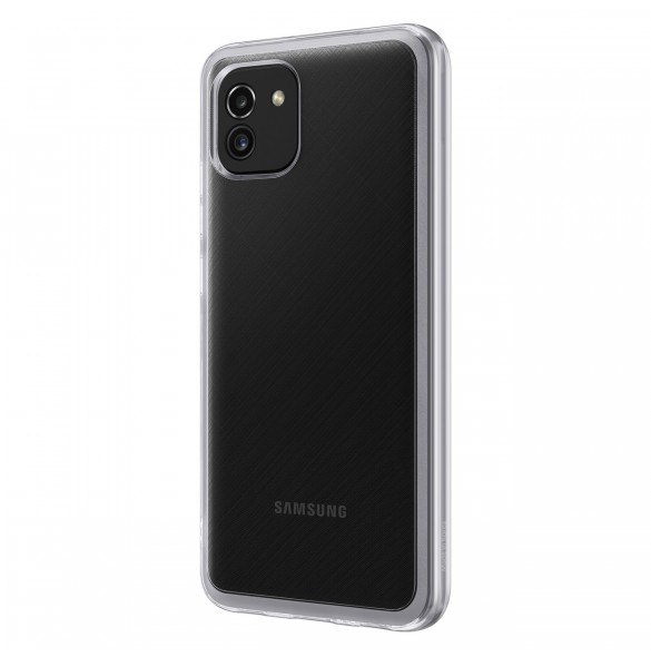 Samsung Soft Clear Cover-fodral Samsung Galaxy A03 transparent (EF-QA036TTEGEU)