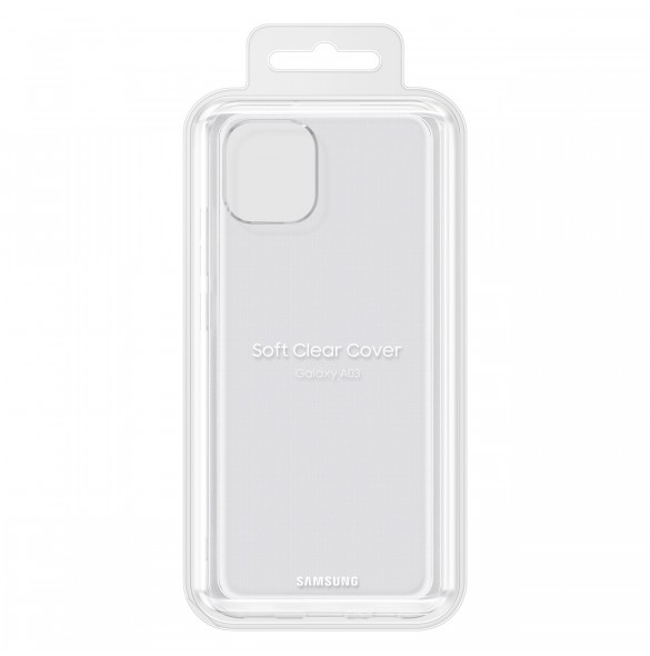 Samsung Soft Clear Cover-fodral Samsung Galaxy A03 transparent (EF-QA036TTEGEU)