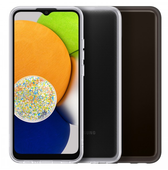 Samsung Soft Clear Cover-fodral Samsung Galaxy A03 transparent (EF-QA036TTEGEU)