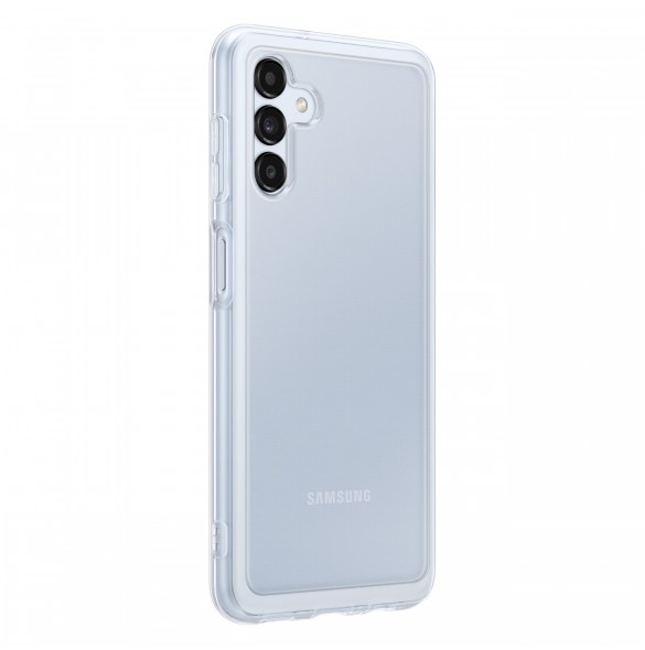 Samsung Soft Clear Cover hållbart fodral med gelram och förstärkt baksida Samsung Galaxy A13 5G transparent (EF-QA136TTEGWW)