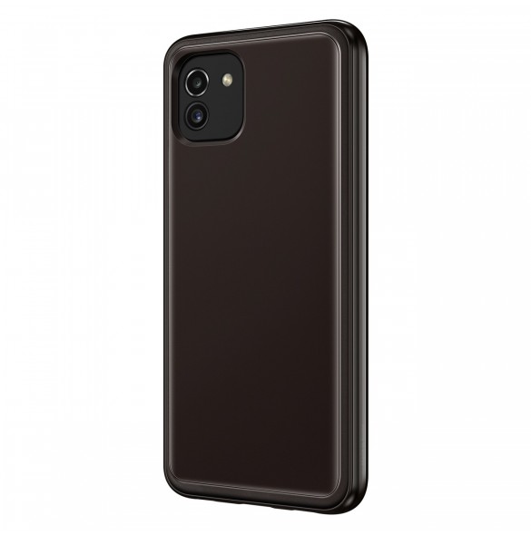 Samsung Soft Clear Cover för Samsung Galaxy A03 svart (EF-QA036TBEGEU)