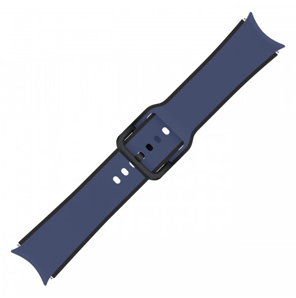 Samsung tvåfärgade sportband för Samsung Galaxy Watch 4/4 Classic / 5/5 Pro (20 mm, M / L) blå (ET-STR91LNEGEU)